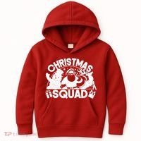 Christmas Squad Matching Family Christmas Kids Hoodie thumb 0
