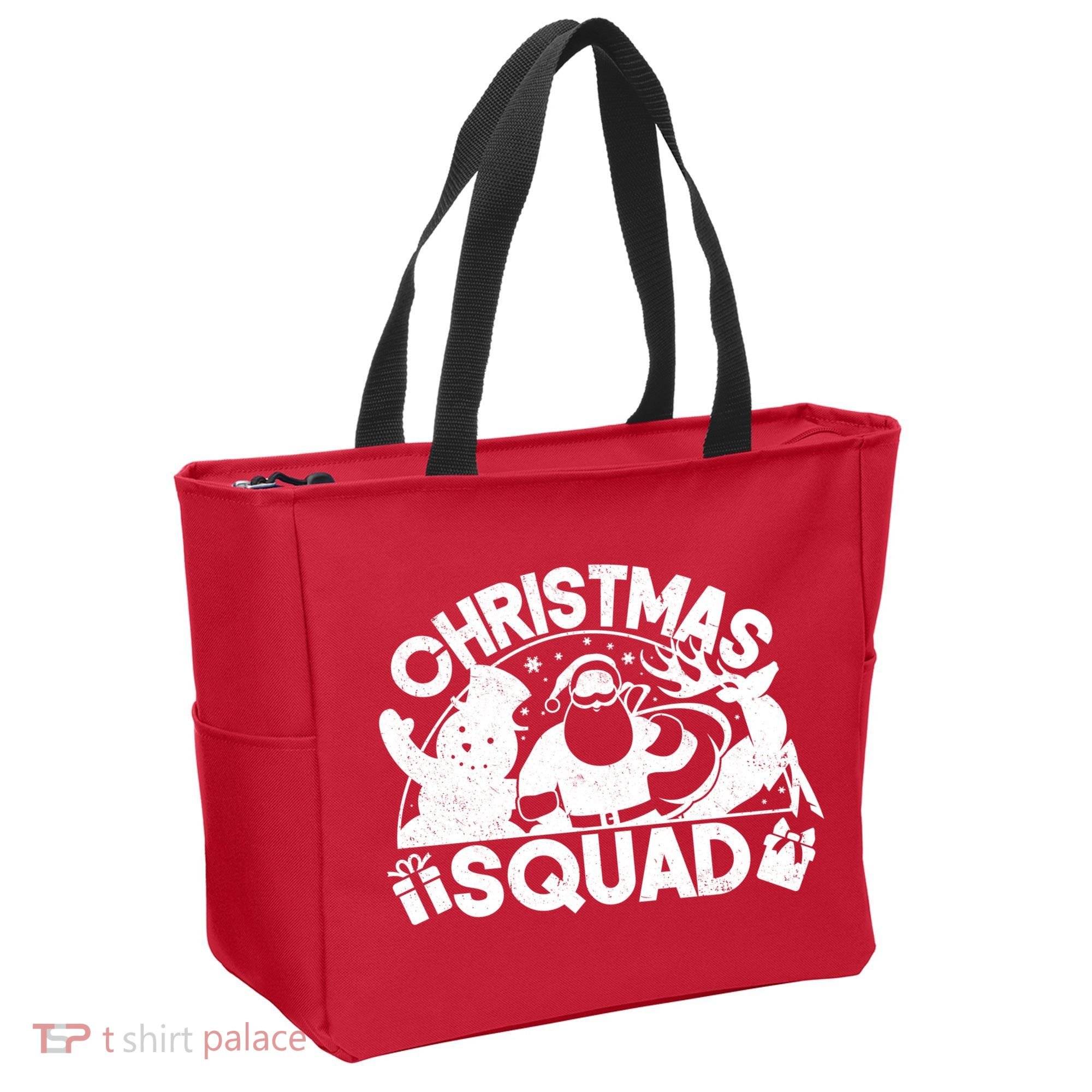Christmas Squad Matching Family Christmas Tote Bag