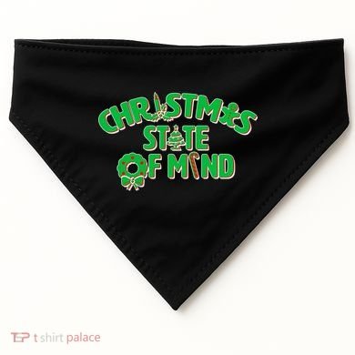 Christmas State of Mind USA-Made Doggie Bandana