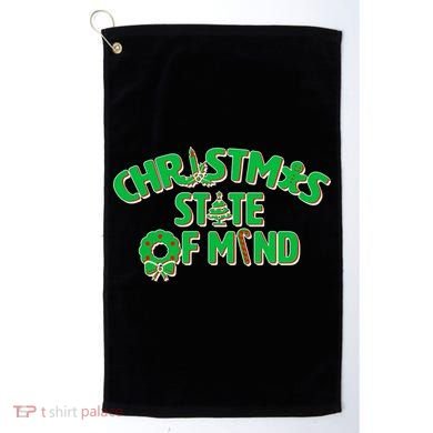 Christmas State of Mind Golf Towel