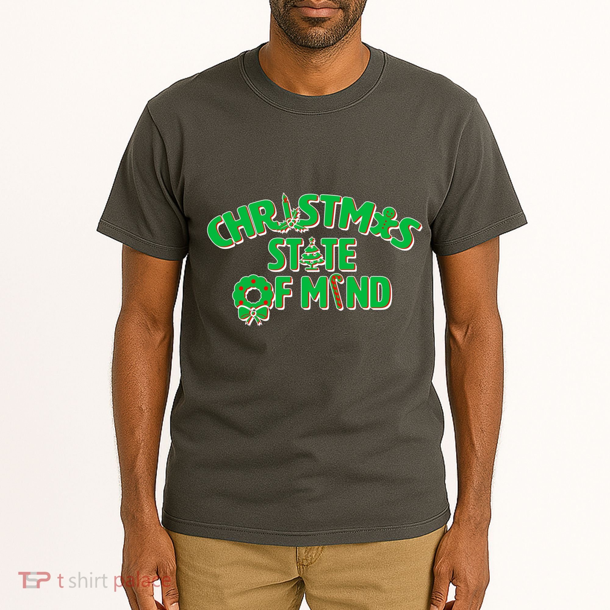 Christmas State of Mind Tall T-Shirt