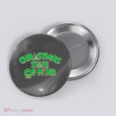 Christmas State of Mind Button