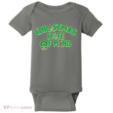 Christmas State of Mind Baby Bodysuit