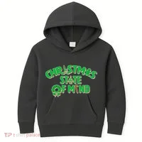 Christmas State of Mind Kids Hoodie thumb 0