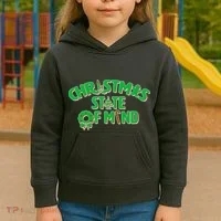 Christmas State of Mind Kids Hoodie thumb 3