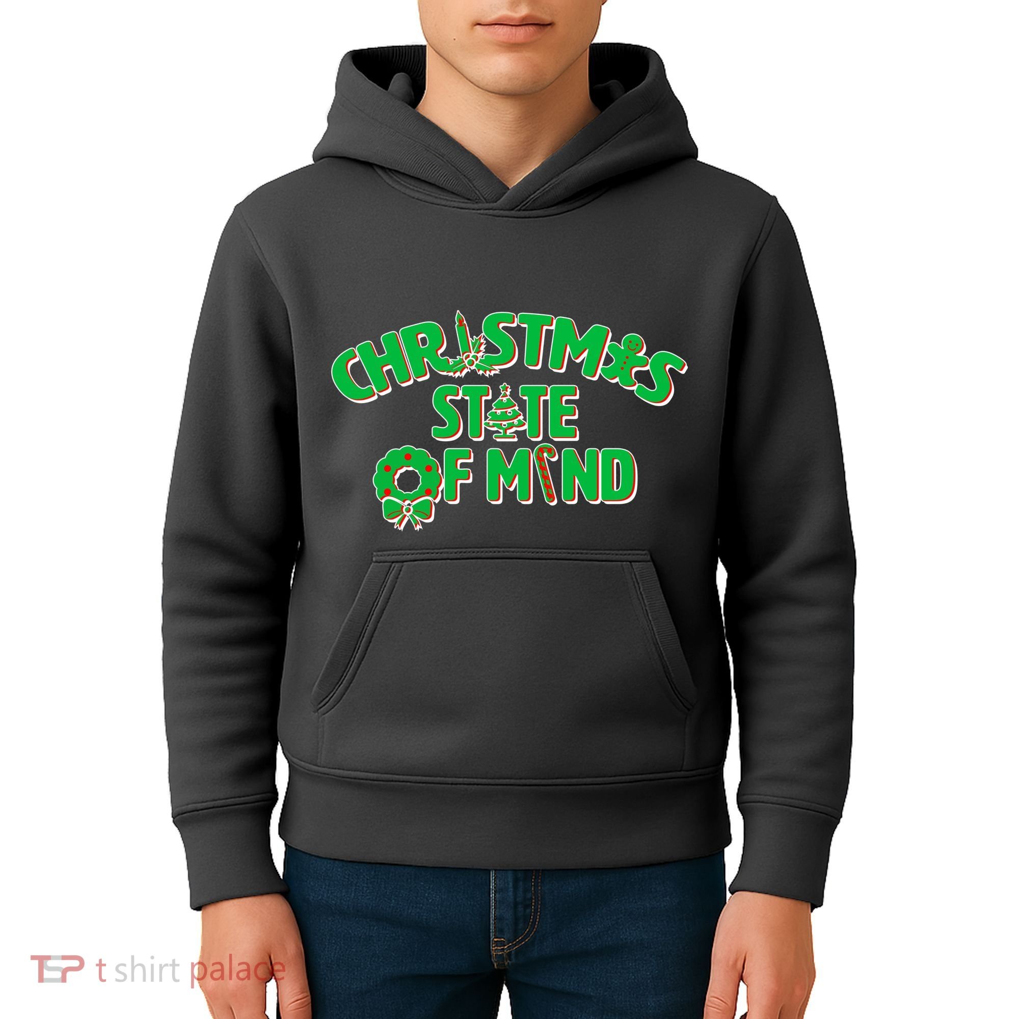 Christmas State of Mind Kids Hoodie