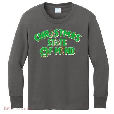Christmas State of Mind Kids Long Sleeve Shirt
