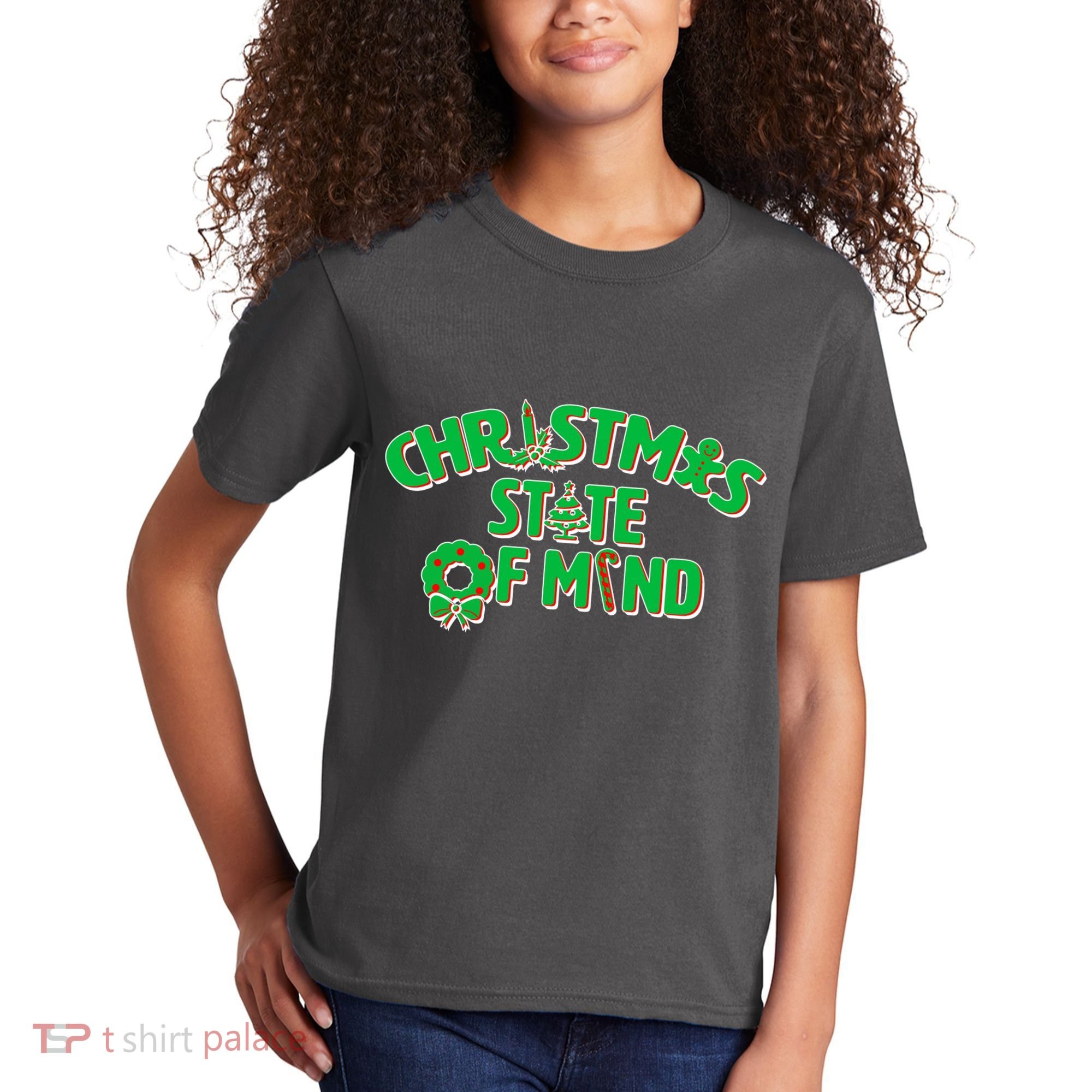 Christmas State of Mind Kids T-Shirt