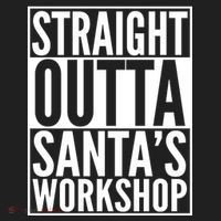 Christmas Straight Outta Santa's Workshop Women's Sweatshirt thumb 2