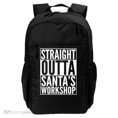 Christmas Straight Outta Santa's Workshop Backpack