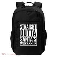 Christmas Straight Outta Santa's Workshop Backpack thumb 0