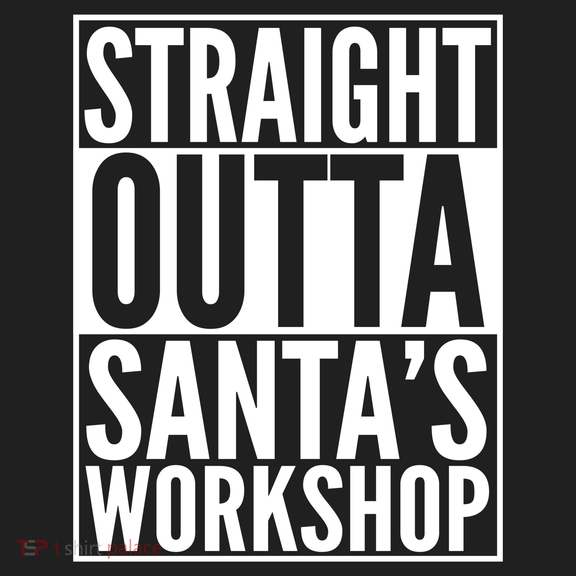 Christmas Straight Outta Santa's Workshop Beanie