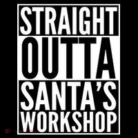 Christmas Straight Outta Santa's Workshop Women's Hoodie thumb 2