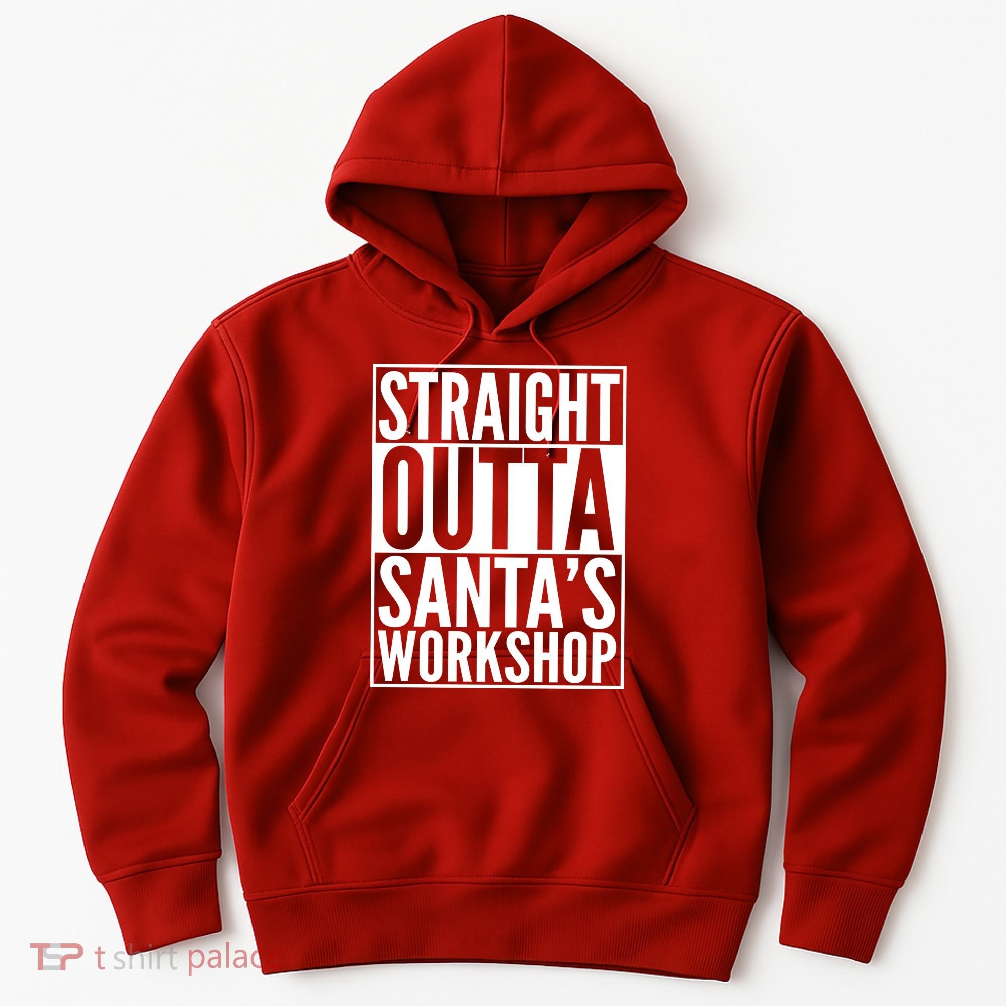 Christmas Straight Outta Santa's Workshop Hoodie