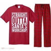 Christmas Straight Outta Santa's Workshop Pajama Set thumb 0