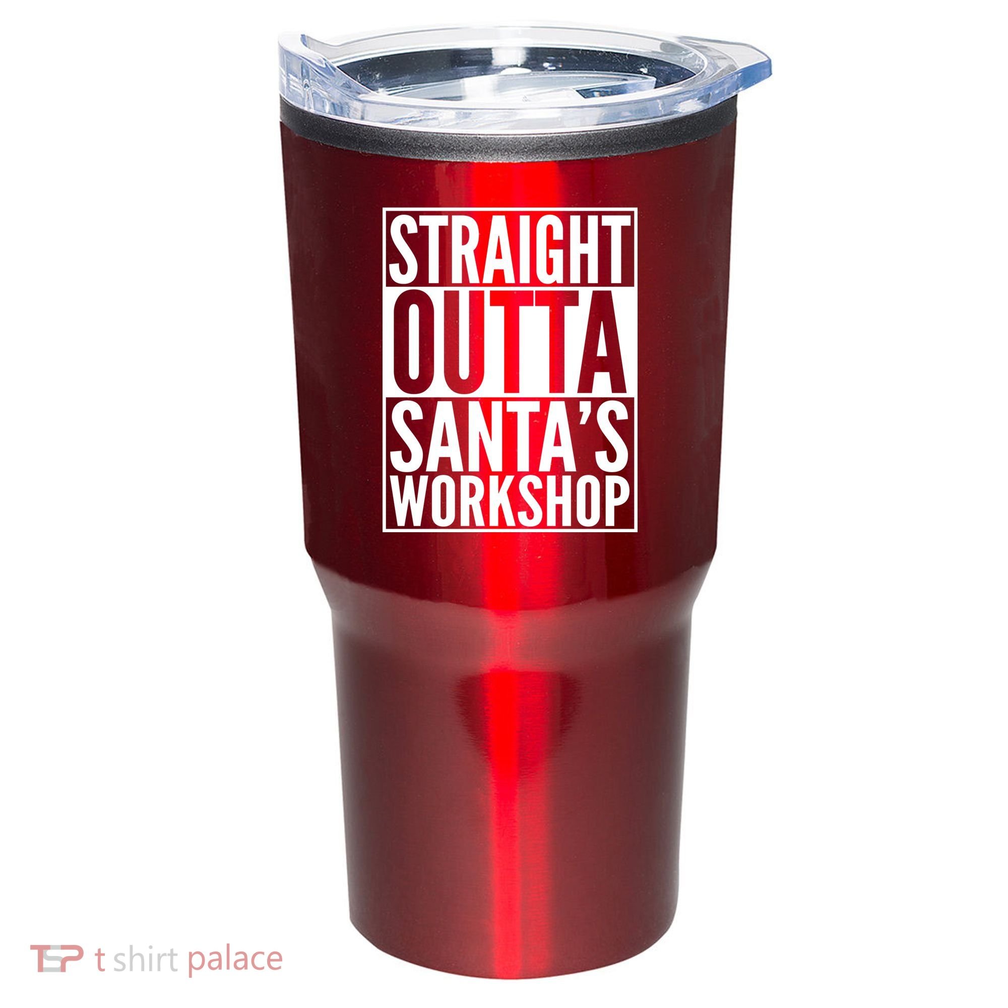 Christmas Straight Outta Santa's Workshop Tumbler