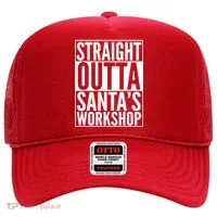Christmas Straight Outta Santa's Workshop Hat thumb 0
