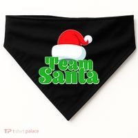 Christmas Team Santa USA-Made Doggie Bandana thumb 0