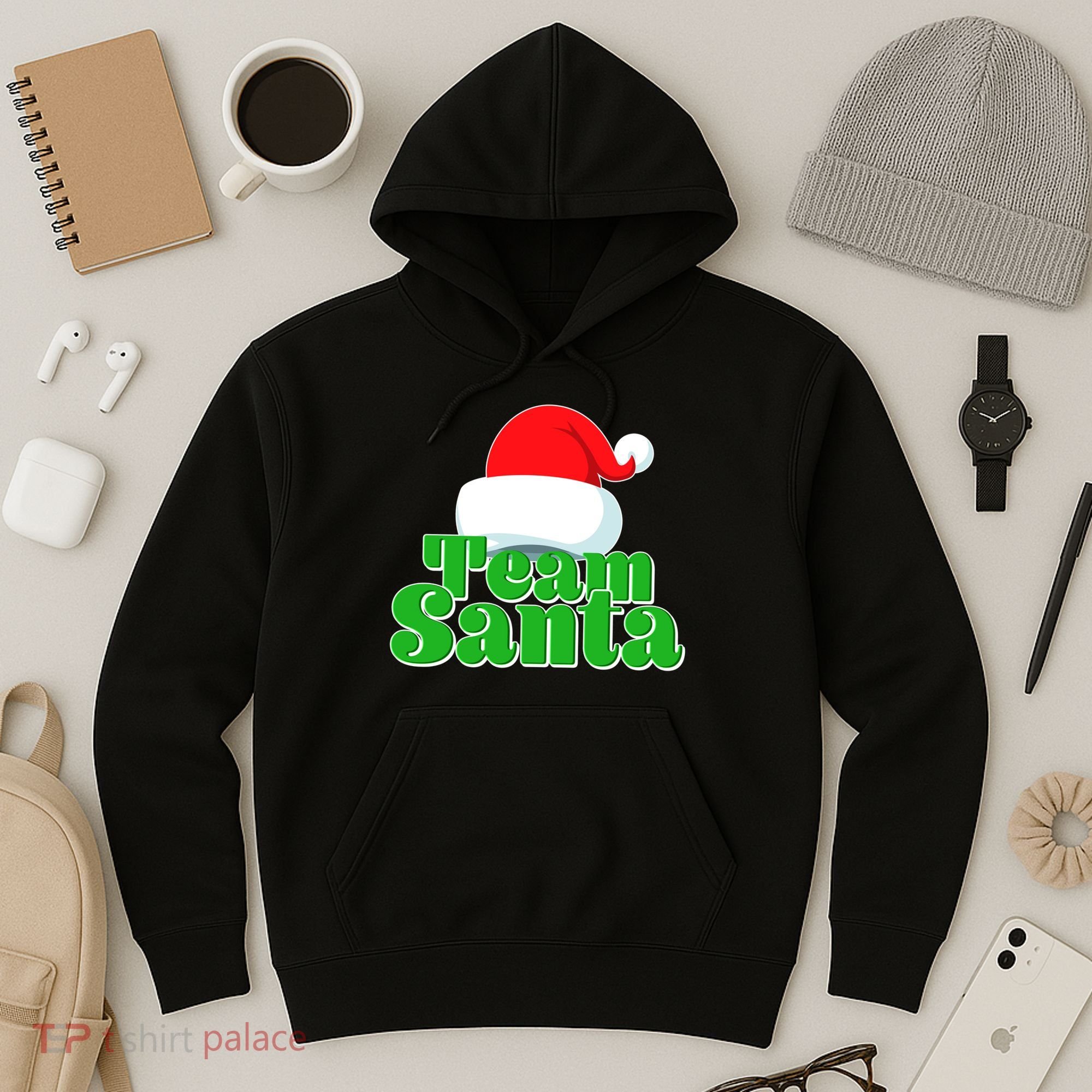 Christmas Team Santa Hoodie