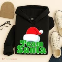 Christmas Team Santa Hoodie thumb 4