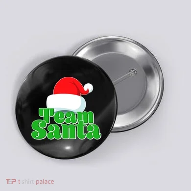 Christmas Team Santa Button