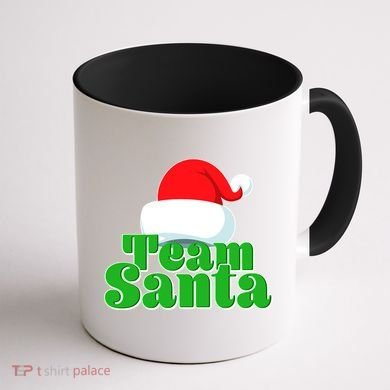 Christmas Team Santa Coffee Mug back