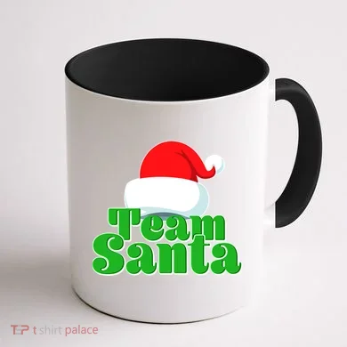 Christmas Team Santa Coffee Mug back