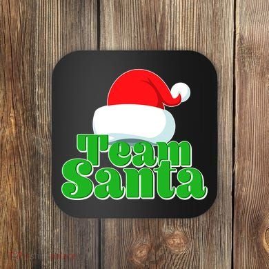 Christmas Team Santa Coaster