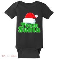 Christmas Team Santa Baby Bodysuit thumb 0