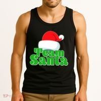 Christmas Team Santa Tank Top thumb 3