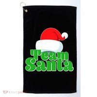Christmas Team Santa Golf Towel thumb 0