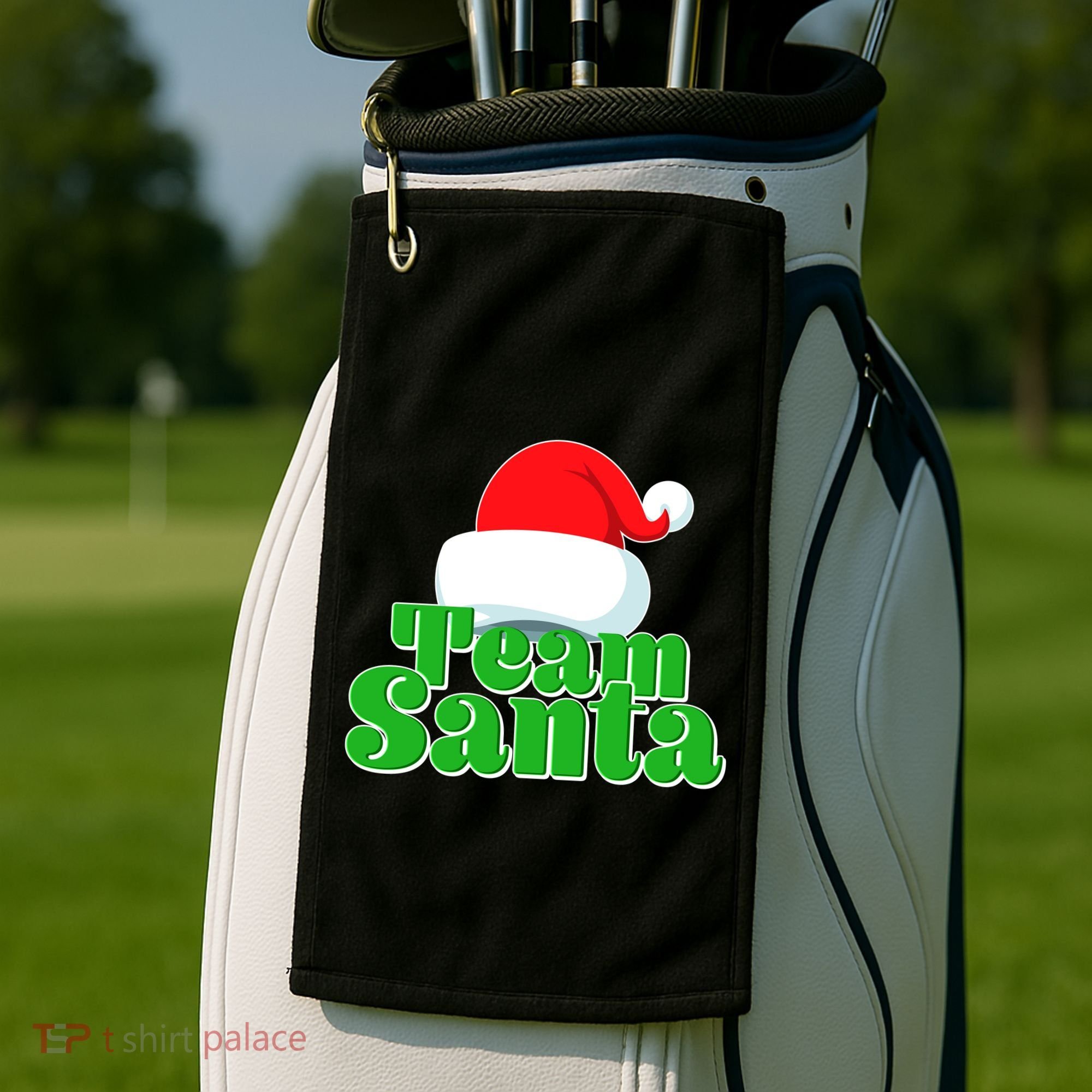 Christmas Team Santa Golf Towel