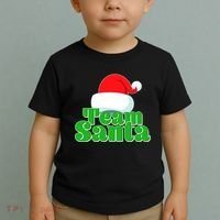 Christmas Team Santa Toddler T-Shirt thumb 2