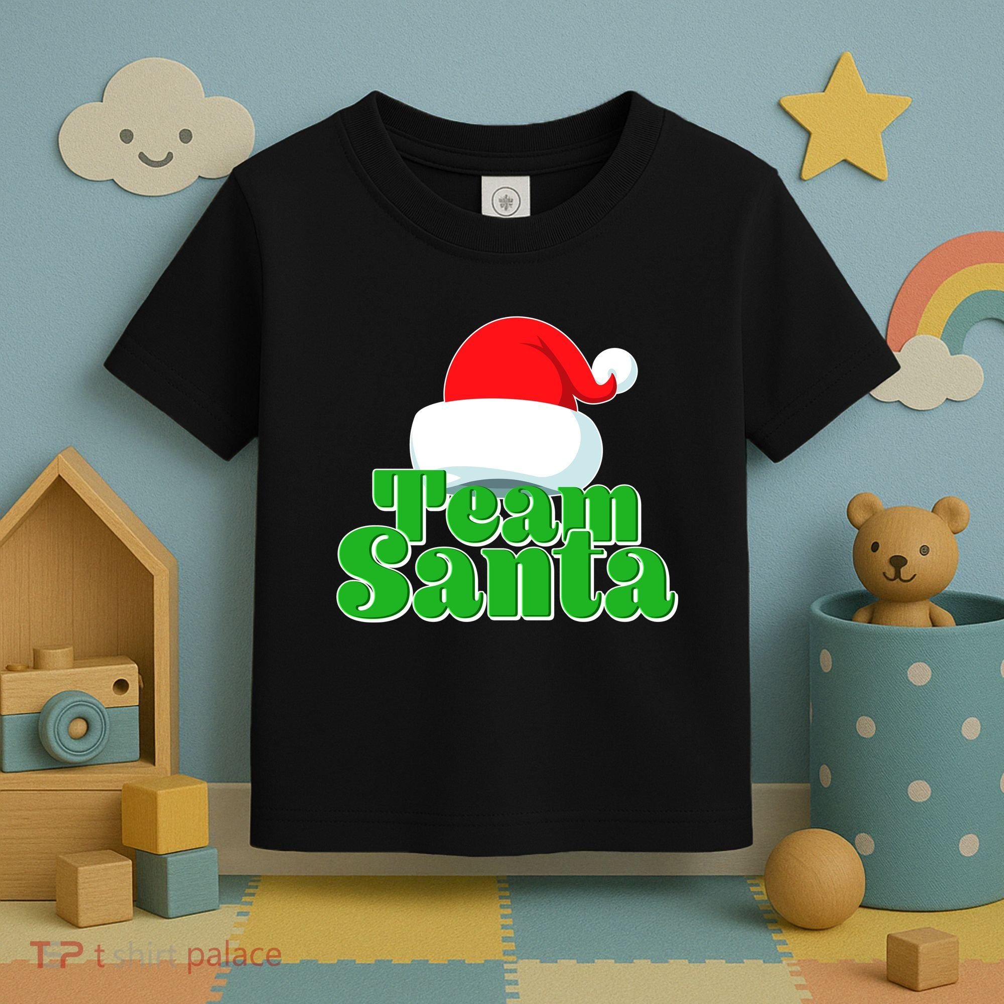 Christmas Team Santa Toddler T-Shirt