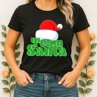 Christmas Team Santa Women's T-Shirt thumb 2
