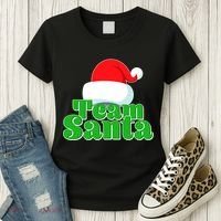 Christmas Team Santa Women's T-Shirt thumb 3