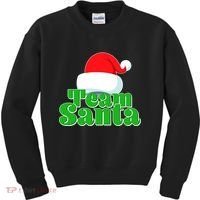 Christmas Team Santa Kids Sweatshirt thumb 0