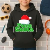 Christmas Team Santa Kids Hoodie thumb 2