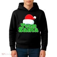 Christmas Team Santa Kids Hoodie thumb 4