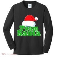 Christmas Team Santa Kids Long Sleeve Shirt thumb 0