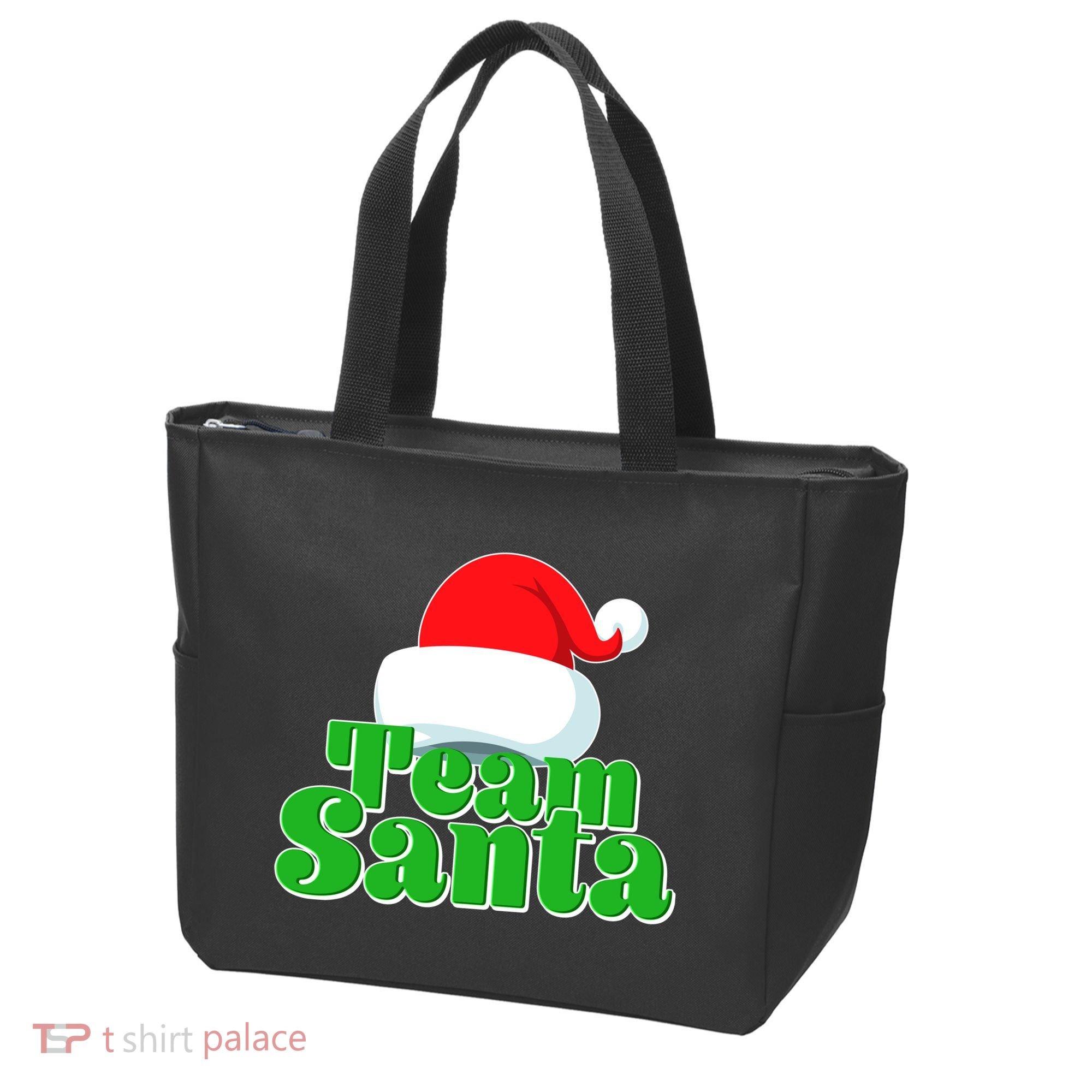 Christmas Team Santa Tote Bag