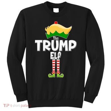 Christmas The Trump Elf  Funny Sweatshirt