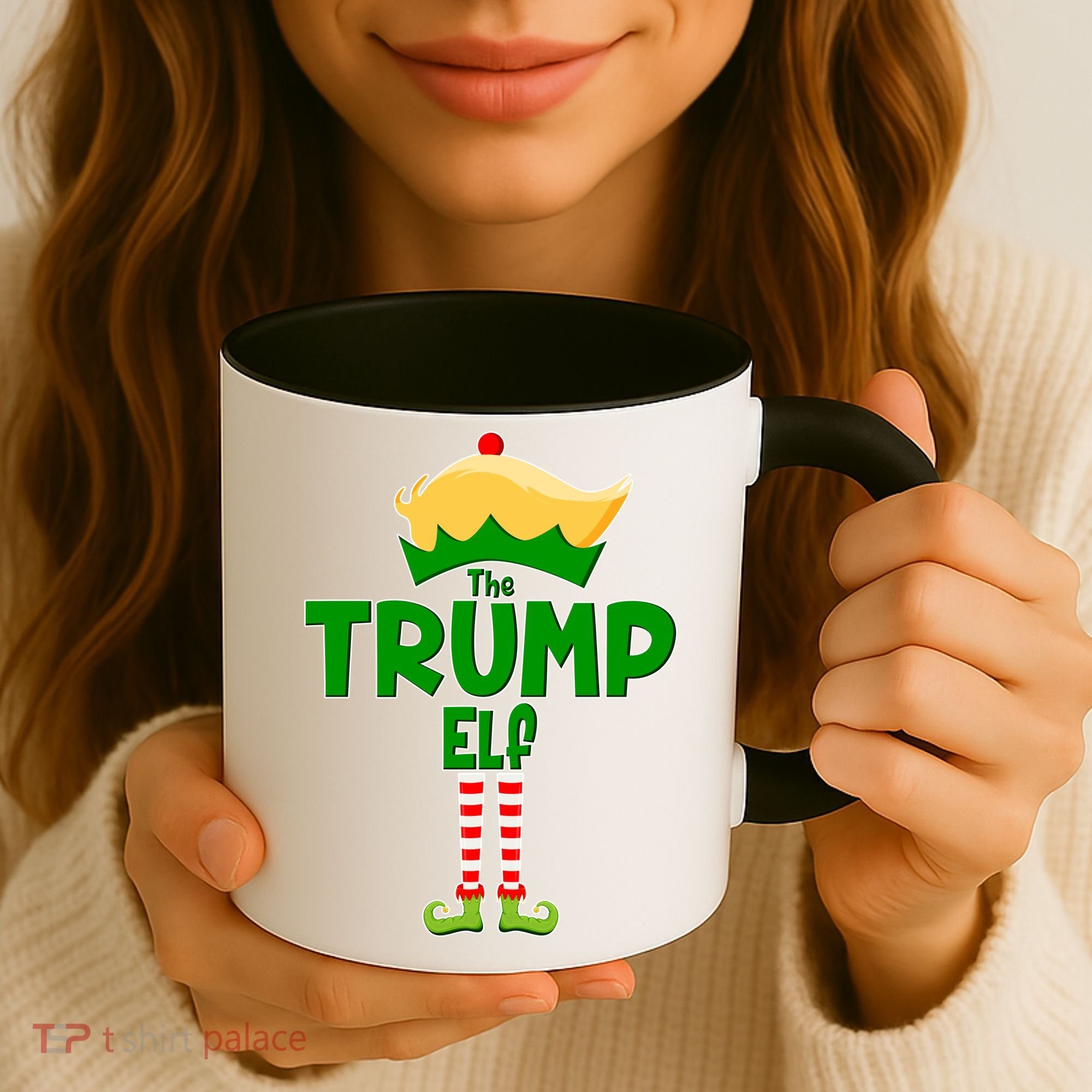 Christmas The Trump Elf  Funny Coffee Mug