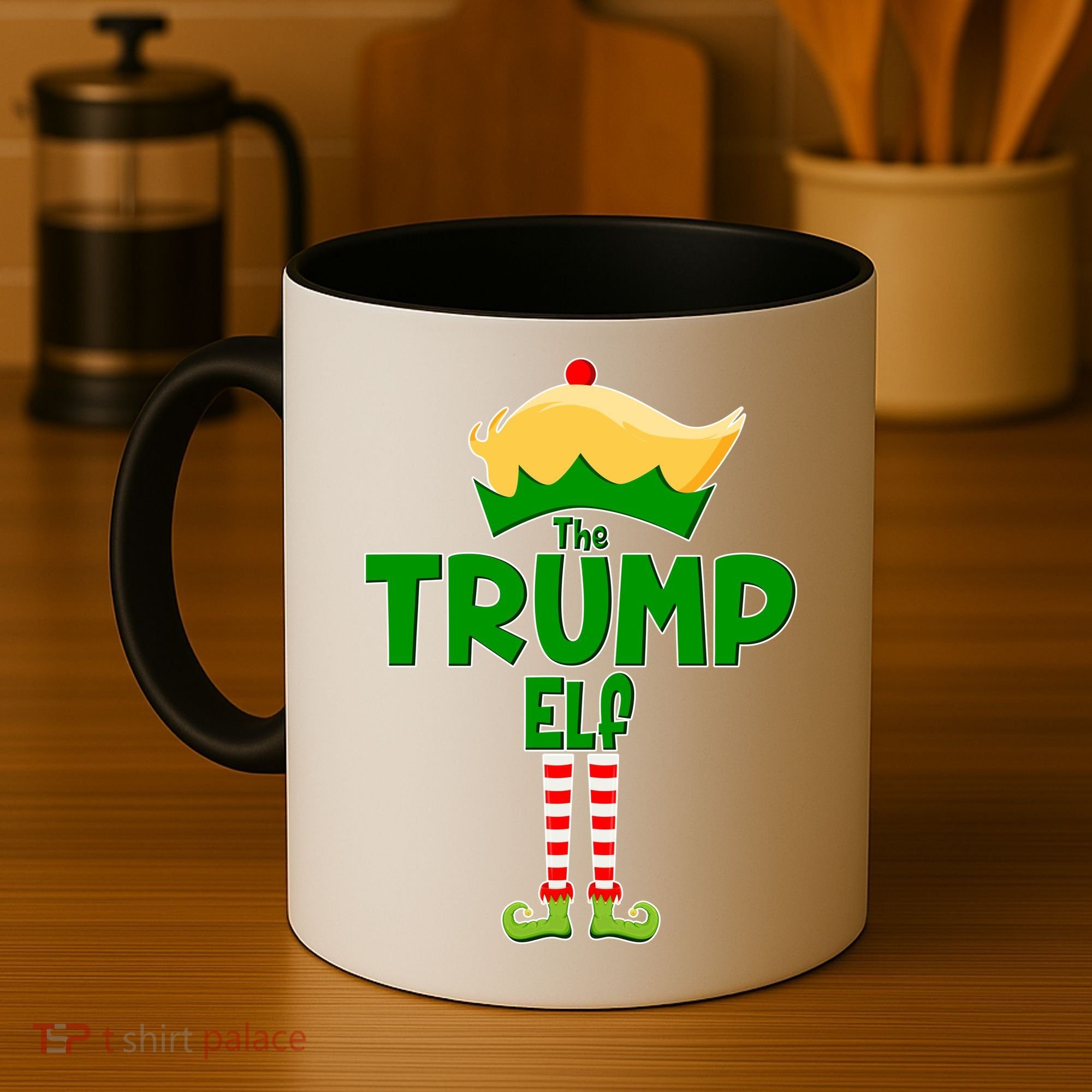 Christmas The Trump Elf  Funny Coffee Mug