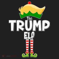 Christmas The Trump Elf  Funny Beanie thumb 2