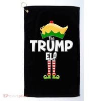 Christmas The Trump Elf  Funny Golf Towel thumb 0