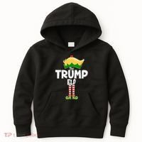 Christmas The Trump Elf  Funny Kids Hoodie thumb 0