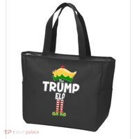 Christmas The Trump Elf  Funny Tote Bag thumb 3