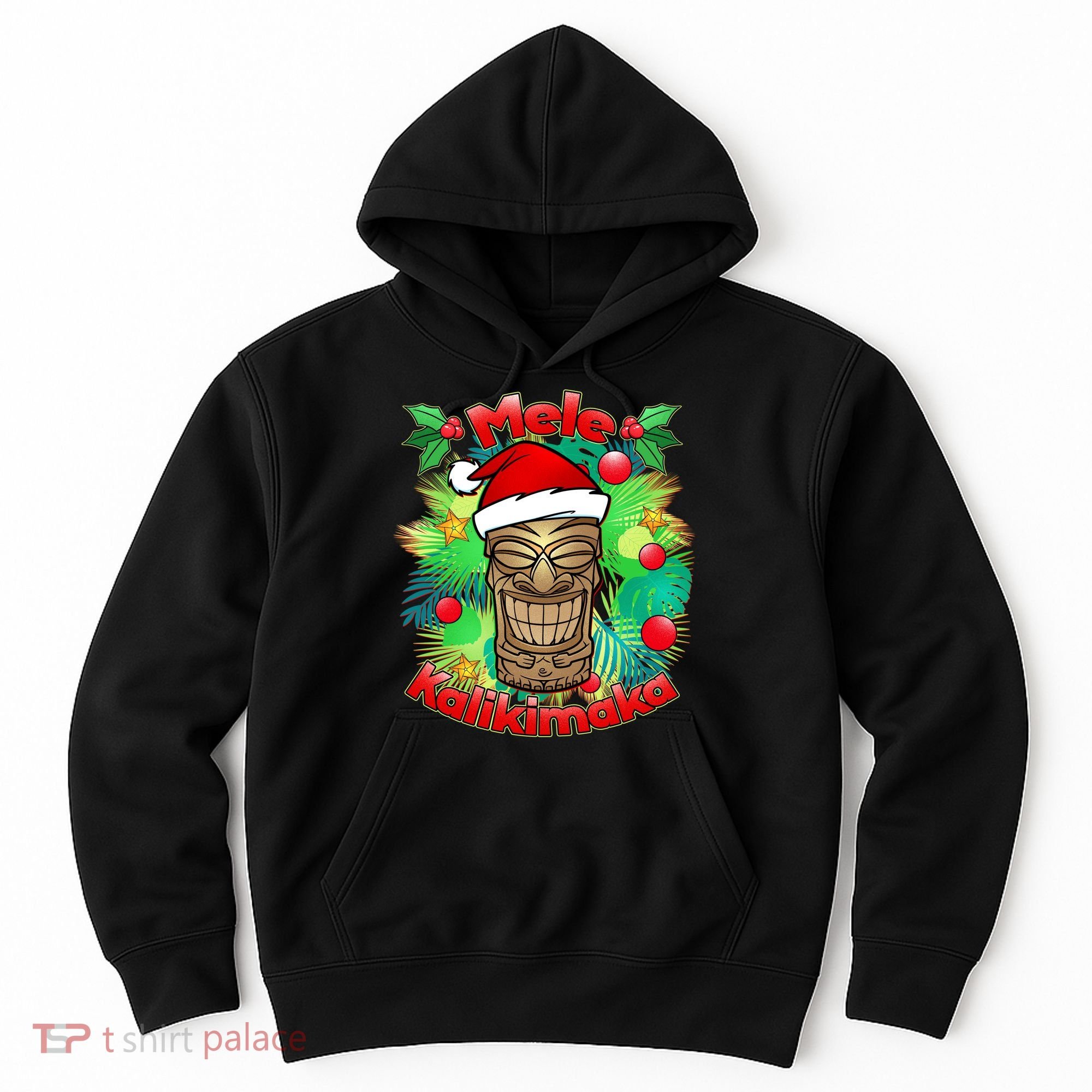 Christmas Tiki Mele Kalikimaka Hoodie