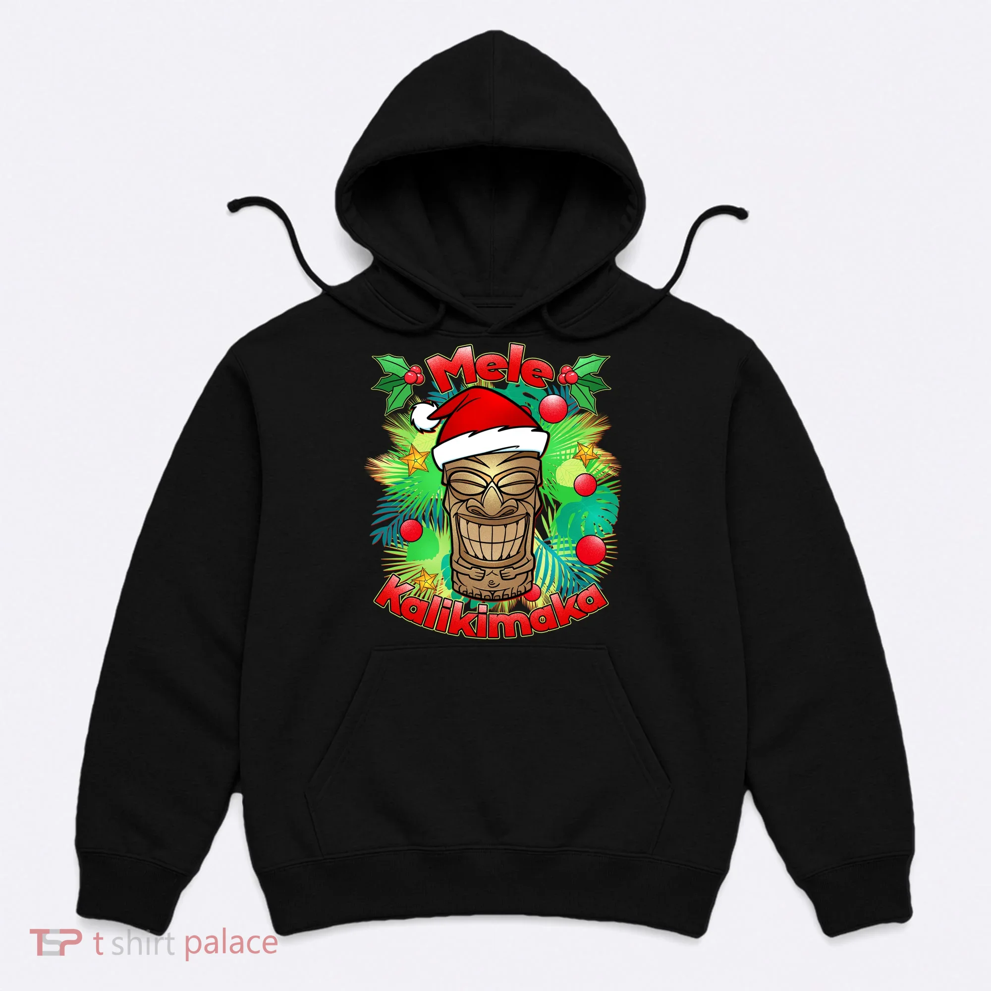 Christmas Tiki Mele Kalikimaka Hoodie
